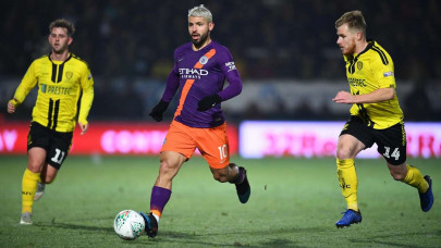 guardiola relieved as city survive dangerous burton pitch