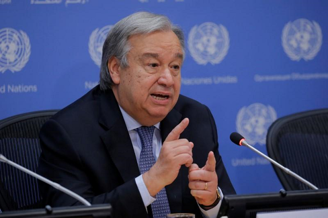 climate change is the defining issue of our time says un chief photo reuters