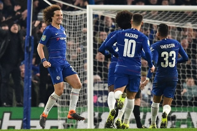 first half goals from n 039 golo kante and hazard handed chelsea a 2 1 win on the night to overturn a 1 0 first leg deficit and the hosts prevailed 4 2 in the shootout at stamford bridge photo afp