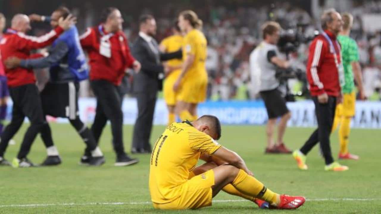 socceroos heading home from the asian cup after a 1 0 defeat in the quarter final against the hosts uae photo afp socceroos heading home from the asian cup after a 1 0 defeat in the quarter final against the hosts uae photo afp