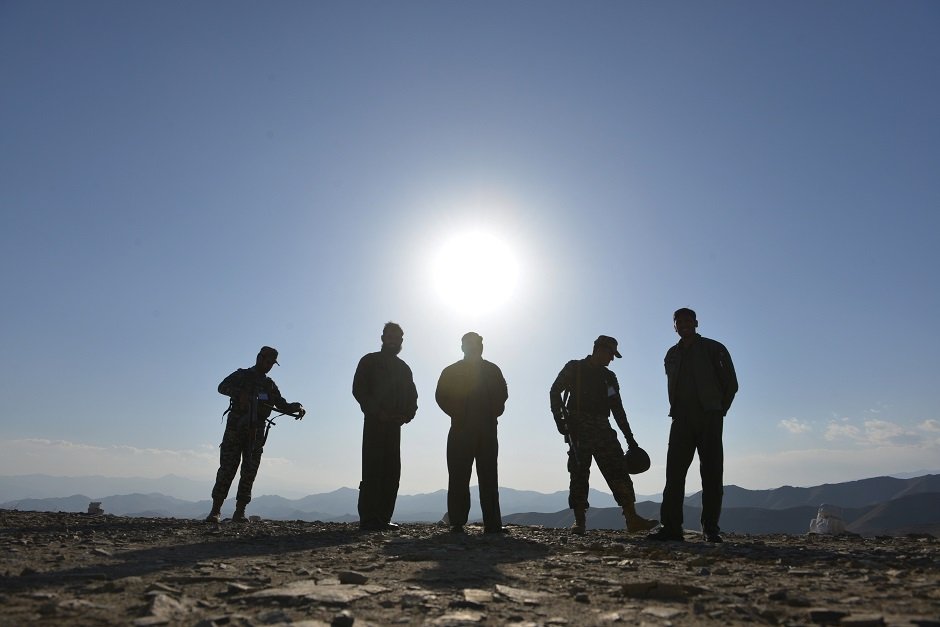 pakistani army soldiers stand near a border terminal in ghulam khan a town in north waziristan photo afp