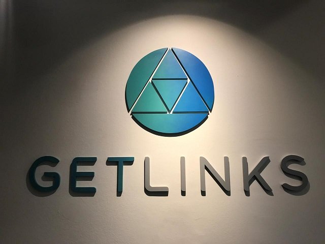 the getlinks logo is seen at the startup 039 s office in bangkok thailand november 22 2018 photo reuters