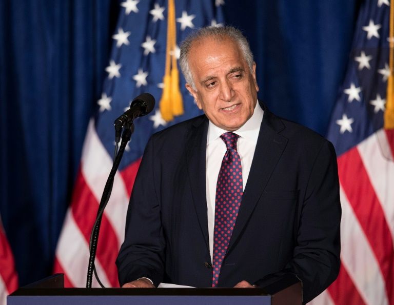 us special envoy zalmay khalilzad has hailed 039 significant progress 039 in finding a solution to end afghanistan 039 s long running war photo afp