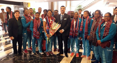 west indies women s team arrive in karachi for t20i series