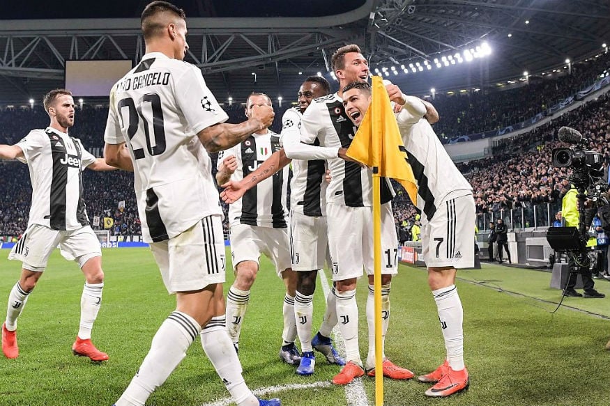 allegri urged the team to react accordingly ahead of their champions league last 16 first leg tie against atletico madrid on february 20 photo afp