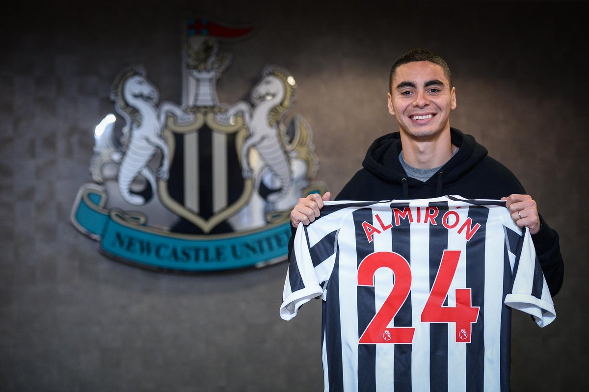 newcastle united 039 s signing of miguel almiron is the biggest deal to go through on a deadline day almost devoid of activity at the premier league 039 s biggest clubs photo newcastleunited twitter