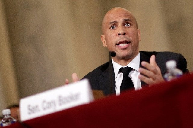 senator cory booker d nj testifies to the senate judiciary committee photo reuters senator cory booker d nj testifies to the senate judiciary committee photo reuters