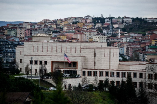 view of the us consulate in istanbul turkey photo afp view of the us consulate in istanbul turkey photo afp