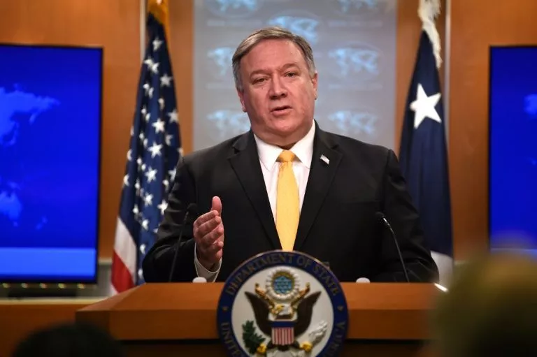 us secretary of state mike pompeo announces that washington will withdraw from the cold war inf treaty photo afp us secretary of state mike pompeo announces that washington will withdraw from the cold war inf treaty photo afp