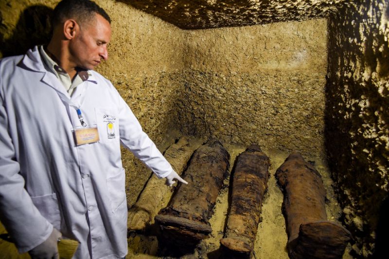 egypt unveils more than 40 ancient greek mummies