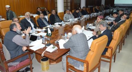 cm jam kamal chairs cabinet meeting in quetta photo express