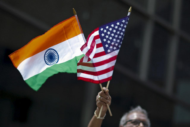 us india flags photo reuters us india flags photo reuters