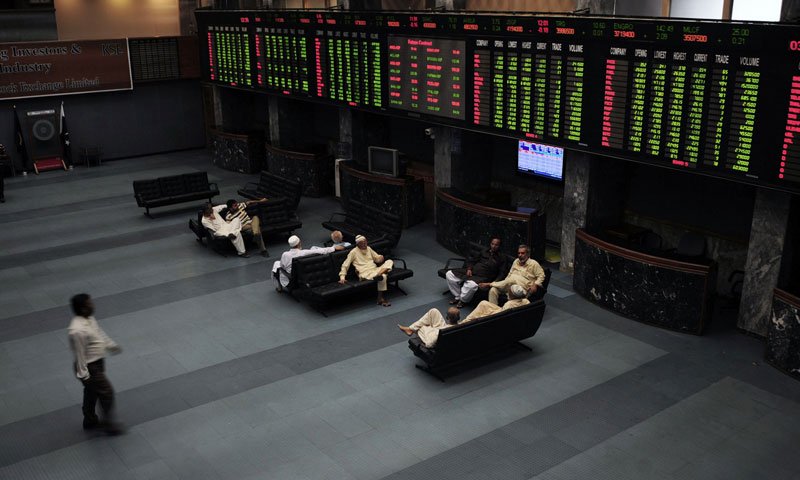 a reuters file photo of pakistan stock exchange building