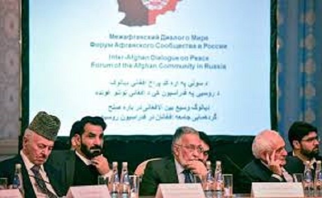 opening of the two day talks of the taliban and afghan opposition representatives in moscow photo afp