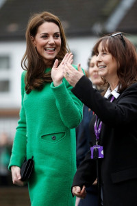 british royal kate shares family photo on school visit british royal kate shares family photo on school visit