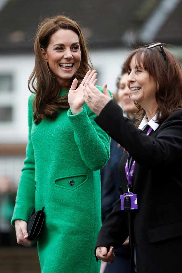 british royal kate visits a school to promote children 039 s mental wellbeing photo reuters