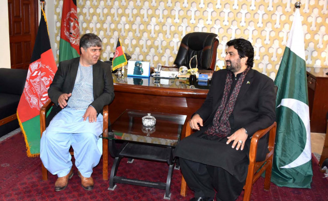 national assembly deputy speaker qasim suri in a meeting with afghan consul general waheedullah momand in quetta photo express national assembly deputy speaker qasim suri in a meeting with afghan consul general waheedullah momand in quetta photo express