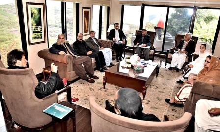 prime minister imran khan exchanging views with mnas of balochistan awami party photo app