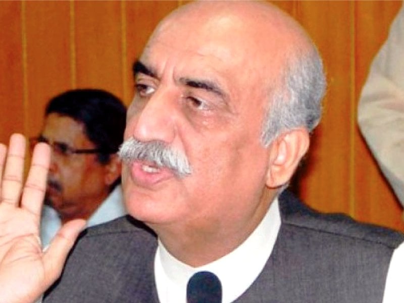 syed khursheed shah photo file