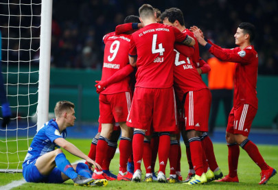 coman grabs winner as bayern outlast hertha in german cup