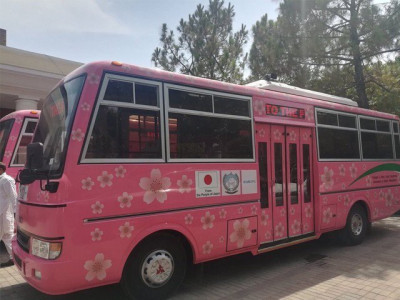 k p decides to finally launch the pink bus service k p decides to finally launch the pink bus service