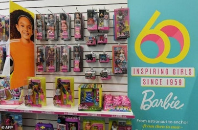 mattel shares surge on 4q profit strong barbie sales