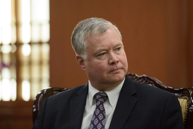 us special representative for north korea stephen biegun said hard work remains to be done ahead of this month 039 s summit between president donald trump and kim jong un photo afp