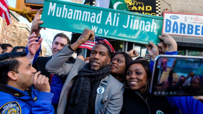muhammad ali jinnah way unveiled in new york to honour pakistan s founder muhammad ali jinnah way unveiled in new york to honour pakistan s founder