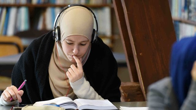 teachers in geneva are already banned from wearing visible religious symbols including the hijab photo afp