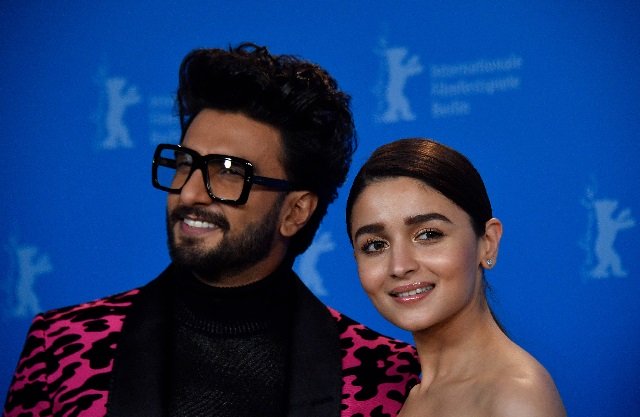 indian bolywood actor ranveer singh l and british actress alia bhatt pose during a photocall for the film quot gully boy quot presented in the special gala section at the 69th berlinale film festival on february 9 2019 in berlin photo afp