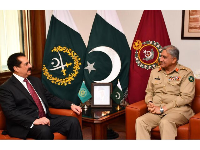 imctc chief raheel sharif calls on coas general qamar bajwa at ghq in rawalpindi on monday photo ispr imctc chief raheel sharif calls on coas general qamar bajwa at ghq in rawalpindi on monday photo ispr