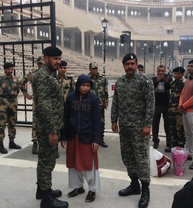 bimal narjere handed over to india 039 s border force as a goodwill gesture photo express