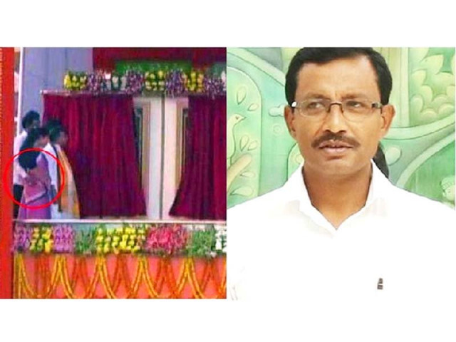 the young woman minister was seen quickly pushing away manoj kanti deb 039 s hand photo courtesy indian express the young woman minister was seen quickly pushing away manoj kanti deb 039 s hand photo courtesy indian express