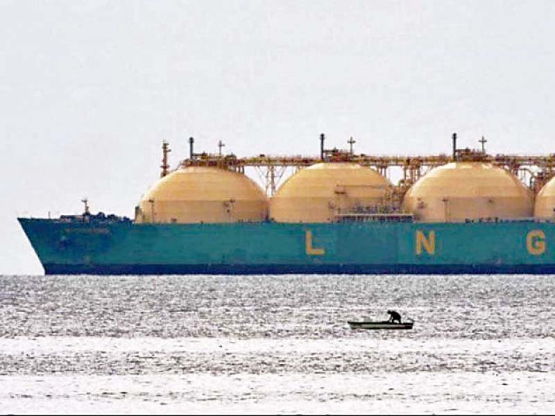 at the pakistan gasport terminal pakistan lng limited pll has dedicated capacity of 600 mmcfd whereas commodity trading company trafigura has a capacity of 150 mmcfd which wants to allocate it to the private sector photo file