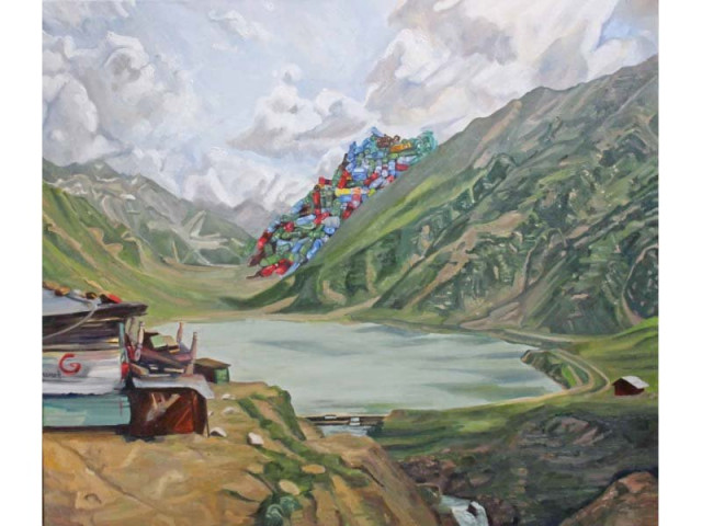 artwork on display depicting detrimental impacts of climate change photos express artwork on display depicting detrimental impacts of climate change photos express