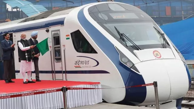 pm narendra modi flagged off the vande bharat express on friday photo reuters pm narendra modi flagged off the vande bharat express on friday photo reuters