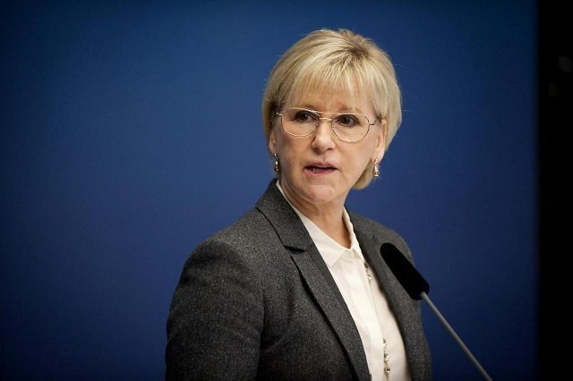 sweden s foreign minister margot wallstrom photo reuters sweden s foreign minister margot wallstrom photo reuters