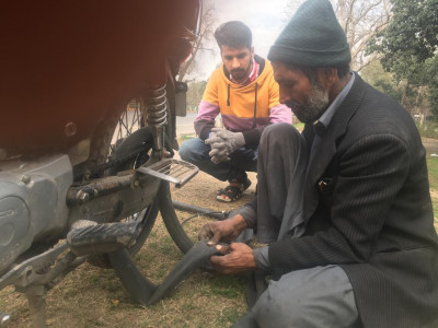 quick and agile mobile puncture mending service