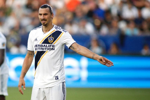 37 year old swedish superstar scored 22 goals and set up 10 others in 27 contests last season photo afp