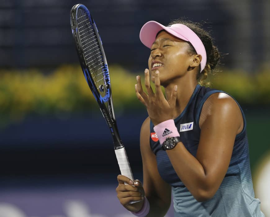 difficult opponent the rout which featured seven breaks of the osaka serve took barely an hour sending mladenovic into a wednesday contest with carla suarez navarro photo afp