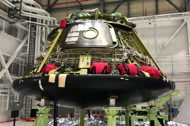 one of boeing co 039 s cst 100 starliner astronaut capsules is seen at a production facility in cape canaveral florida us january 15 2019 photo reuters one of boeing co 039 s cst 100 starliner astronaut capsules is seen at a production facility in cape canaveral florida us january 15 2019 photo reuters