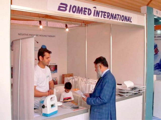 the conference saw 11 stalls set up by various local and international pharmaceutical companies exhibiting modern surgical instruments and medicines photo express the conference saw 11 stalls set up by various local and international pharmaceutical companies exhibiting modern surgical instruments and medicines photo express