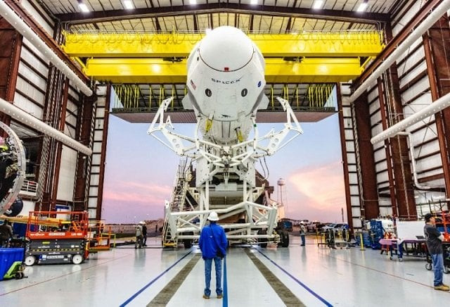 a falcon 9 rocket from the private us based spacex is scheduled to lift off weather permitting on march 2 to take the crew dragon test capsule to the iss photo afp a falcon 9 rocket from the private us based spacex is scheduled to lift off weather permitting on march 2 to take the crew dragon test capsule to the iss photo afp
