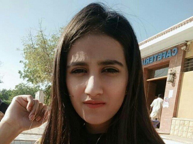 nimrah baig a student from karachi who was fatally shot after she was caught in a cross fire between police and robbers photo express