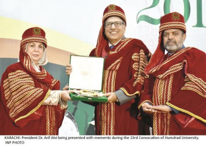 hamdard university confers degrees on 1 400 students on 23rd convocation
