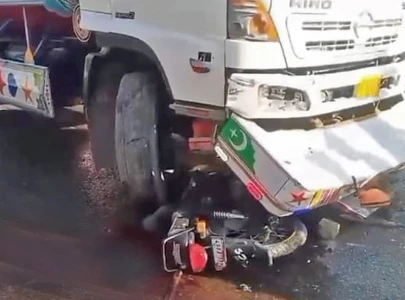 watch cctv footage shows fatal water tanker crash in malir halt watch cctv footage shows fatal water tanker crash in malir halt