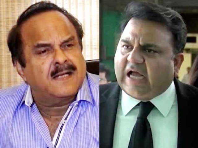 verbal feud between information minister and pm s special assistant signals rift within pti s ranks file photos