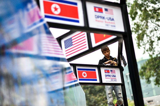 preparations continue in hanoi for the trump kim summit where there are hopes the two leaders will declare an end to the 1950 53 war photo afp preparations continue in hanoi for the trump kim summit where there are hopes the two leaders will declare an end to the 1950 53 war photo afp