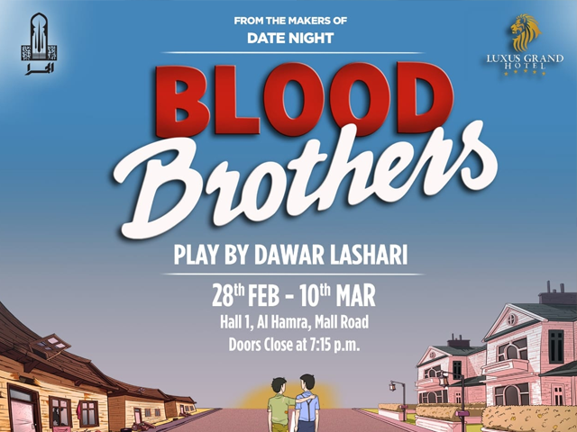 blood brothers opens at alhamra hall in lahore blood brothers opens at alhamra hall in lahore