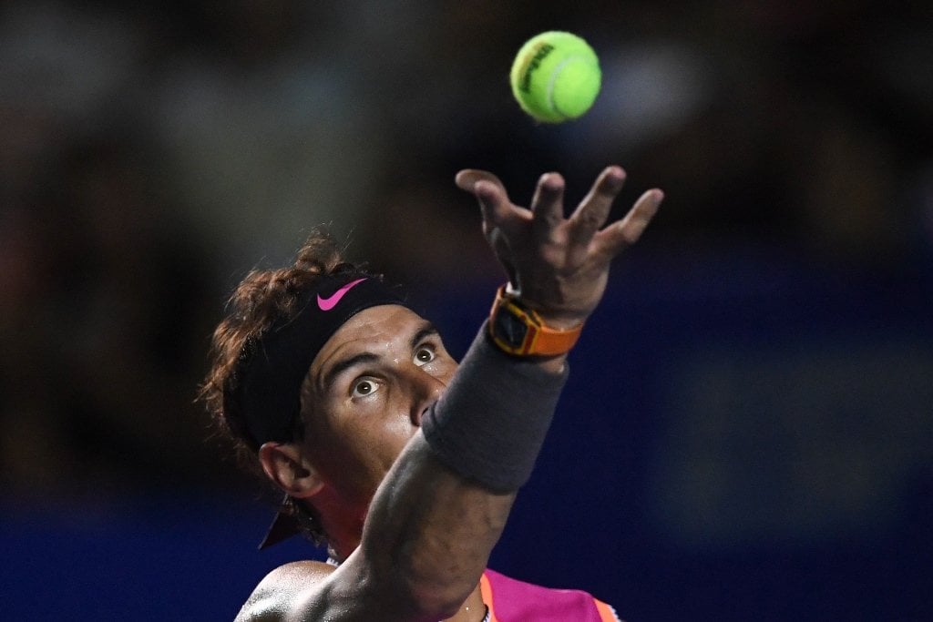 Nadal eases into second round in Mexico Open